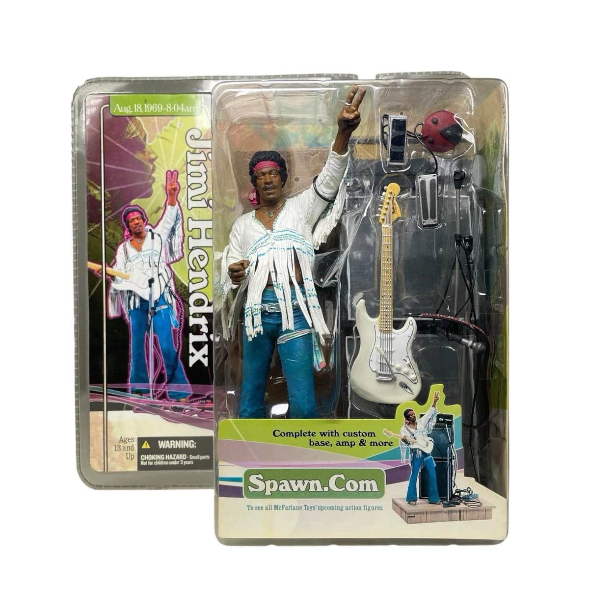 McFarlane Toys Jimi Hendrix Music 1969 Year Manufactured Action