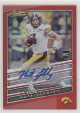 2020 Panini Chronicles Draft Picks Red Signatures 18/75 Nate Stanley Auto nd3