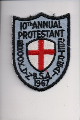 1967 Brooklyn 10th Annual Protestant Retreat patch (No Loop)