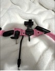 PSE Right-Hand Recurve Bow for Bow Hunting Pink/Black w/ Sight Rest Stabilizer — photo 5