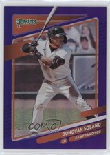 2021 Panini Donruss Holo Purple Donovan Solano #68 10jt