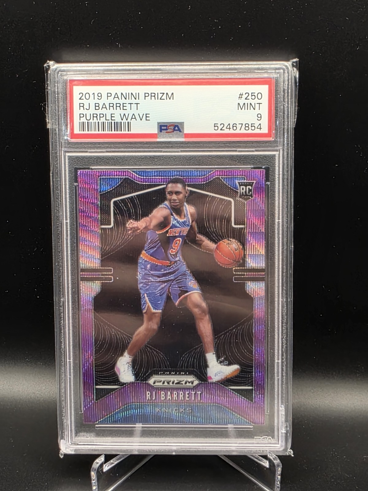 2019-20 Panini Prizm - Rookie RJ Barrett #250 Purple Wave Prizm (RC)