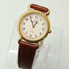 CITIZEN CLUB LAMER 5430-F44573 Vintage Quartz Dress Watch New Battery From Japan