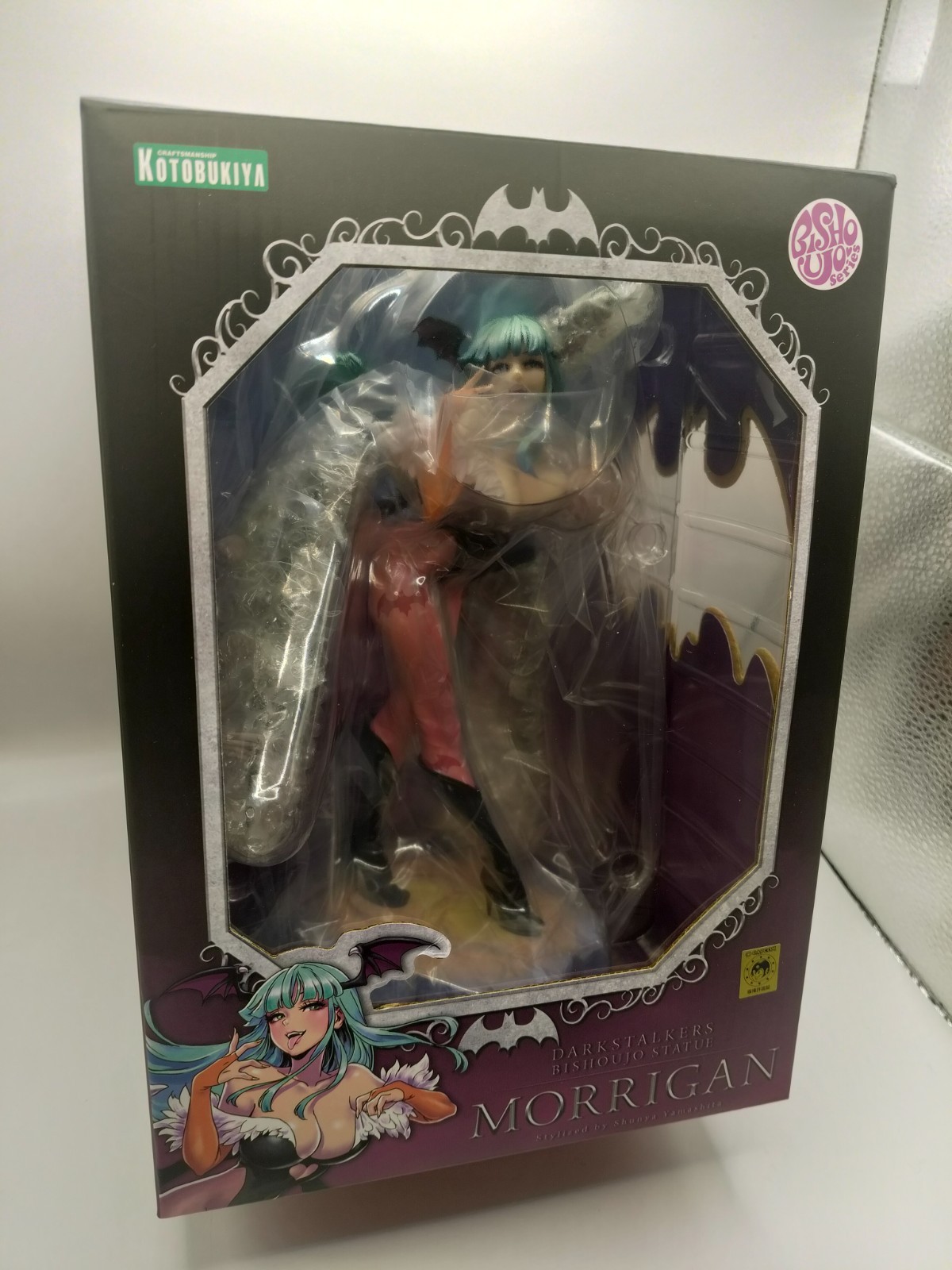 DARKSTALKERS MORRIGAN AENSLAND BISHOUJO ESTATUA FIGURA 1/7 (KOTOBUKIYA) SELLADA