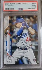 2020 Topps GAVIN LUX PSA 9 Rookie Card. rookie card picture