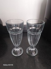 Sundae Glasses 2 Off, 7 Inches In Height