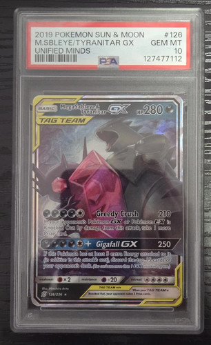 Mega Sableye & Tyranitar-GX graded PSA 10 for sale on eBay