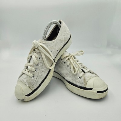 Converse Clot Jack Purcell Low Top Ox White Fur 'Giant Panda' Shoes M 6.5 W-8