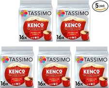 Tassimo Kenco Americano Smooth Coffee Pods 80 Drinks (5 x 16) 0.35 per lighter
