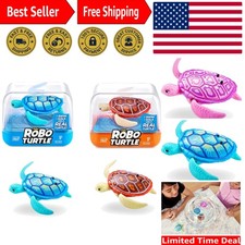 Robo Turtle 2-Pack   Water-Activated Robotic Swimming Turtles in Bright Colors