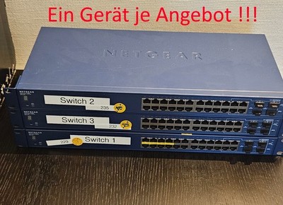 Netgear GS724TS ProSafe 24 Port Gigabit Stackable Smart Switch 4x SFP Ports