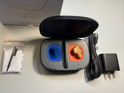 Signia Insio 7AX Right Charge&GO ITC hearing aids App 48 channels+Charger Set 2