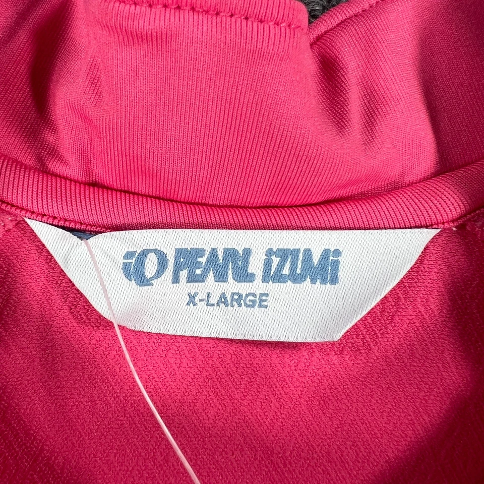 Camiseta deportiva de ciclismo Pearl Izumi para mujer XL rosa manga corta cremallera completa rendimiento de bicicleta Foto 2 de 4