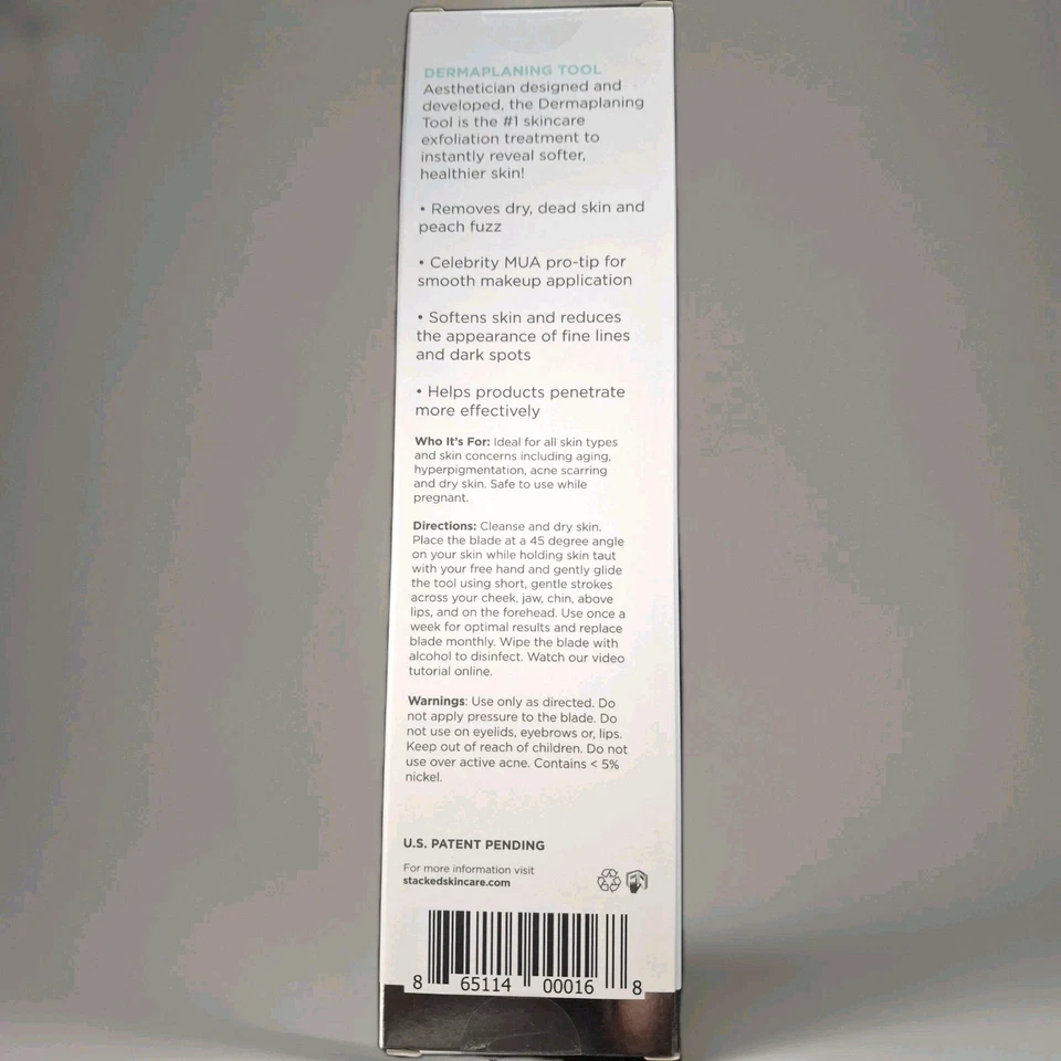 Ferramenta de dermaplanagem empilhada Kerry Benjamin esfoliação nova em caixa lacrada - Imagem 2 de 2