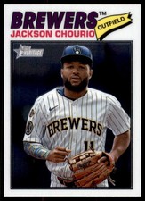 Jackson Chourio 2026 Topps Heritage Chrome #272 Milwaukee Brewers