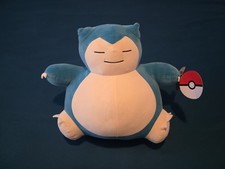 Snorlax Pokemon Plush Round 1 Exclusive NWT Large 13" Licensed