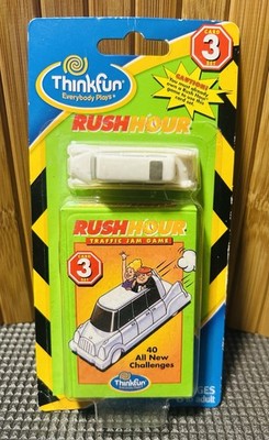 ThinkFun Rush-Hour Traffic Jam Puzzle Card Set 3 with Free Limo NEW SEALED