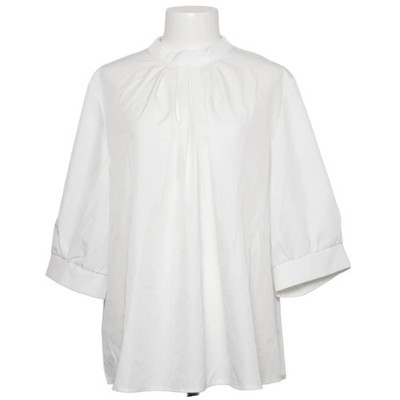 Zanzea Collection, Bluse, Größe: 3XL, Weiß, Elasthan/Polyester, Einfarbig #pgm