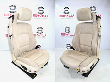 Both Front Electric Leather Seats Oem Bmw 328 335 07-13 Convertible Heated Beige