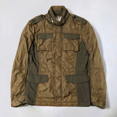KATHARINE HAMNETT LONDON Vintage Khaki M-65 Military Nylon Jacket