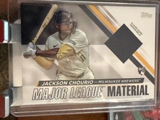 2024 Topps Update Series - Major League Material Autographs Jackson Chourio...