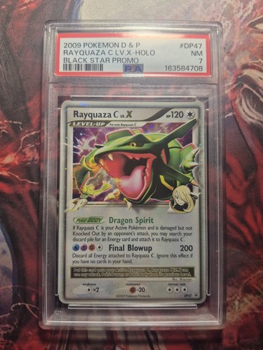 Rayquaza C LV.X graded PSA 7 for sale on eBay