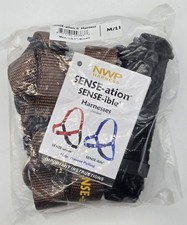 SENSE-ation No Pull Dog Trainer Walking Harness Med/Lg Brown Nylon Adjusts Pet