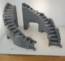 Ruined stairs 28mm terrain FAST SHIP|Alternate Wargaming Miniature