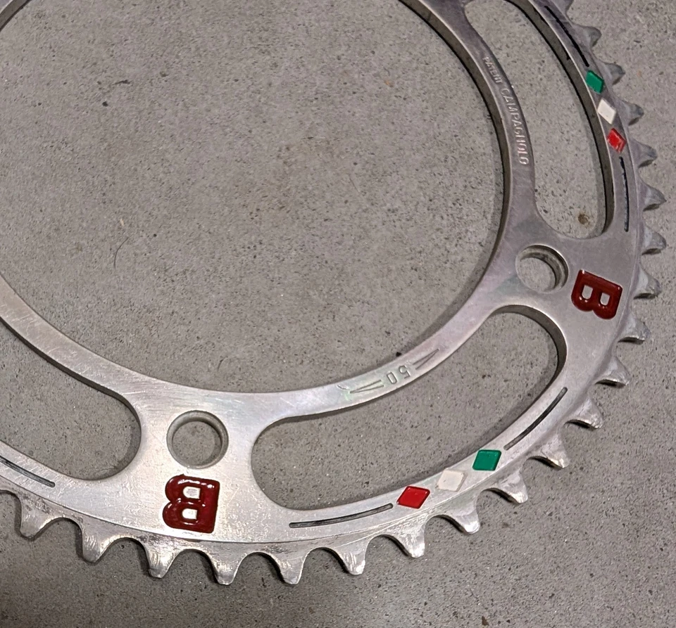 Plato pantografiado 50t 144BCD Campagnolo 'B' Foto 3 de 3