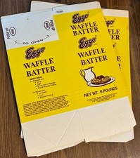 Caja de masa de gofres vintage Kellogg's Eggo