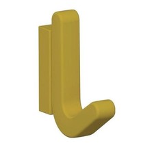 Hewi Einzelhaken Ser.477 matt,elastisch Ku.(TPU) 18 senfgelb H.68mm Haken