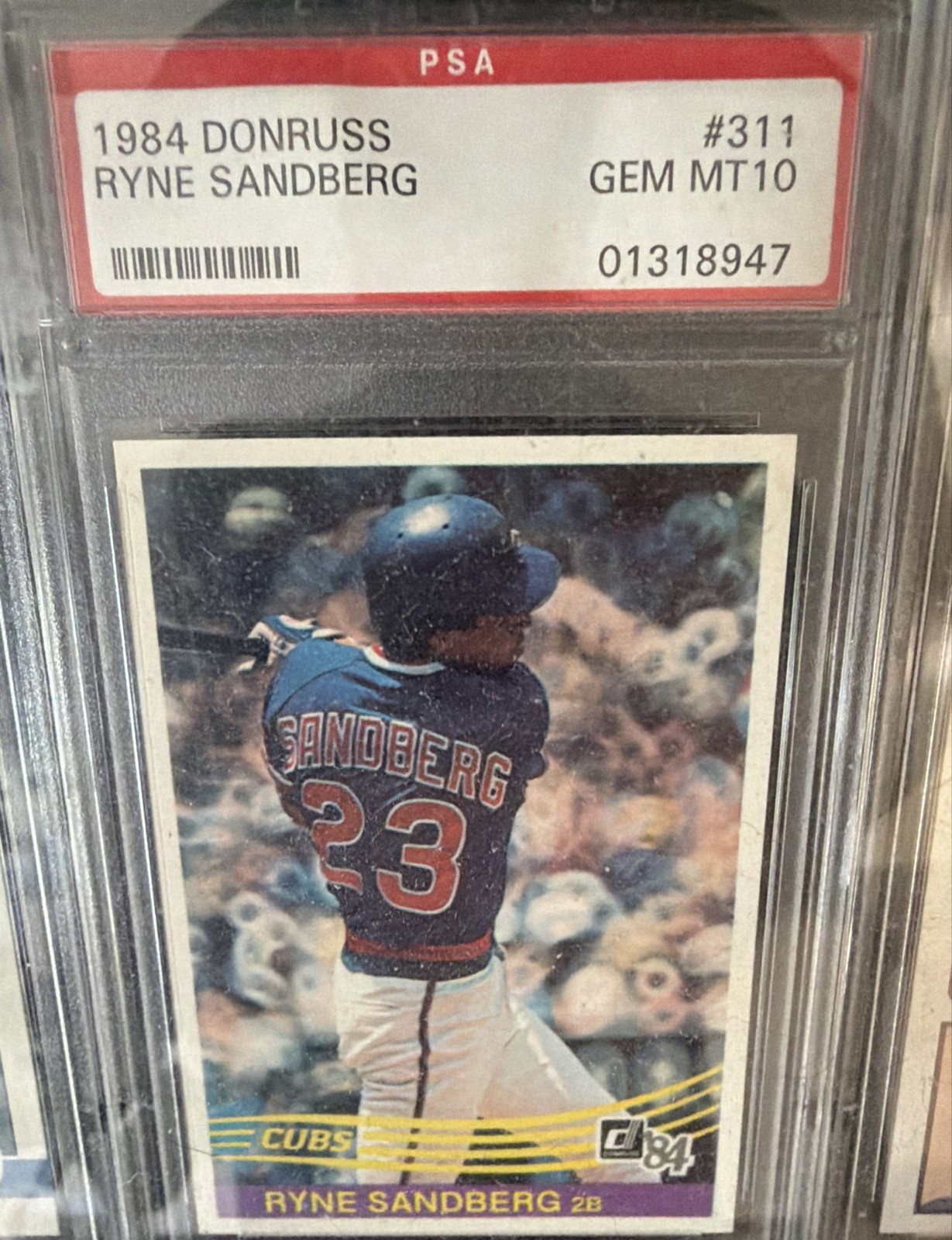 1984 Donruss - Ryne Sandberg #311 PSA 10