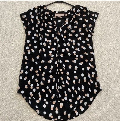 Philosophy Polka Dot Blouse Top Size XS