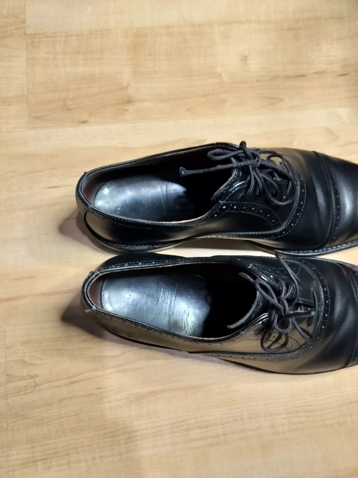 Allen Edmonds Fifth Avenue Mens Size 9 D Black Dress Casual Oxford Shoes 5705 - Image 3 of 4