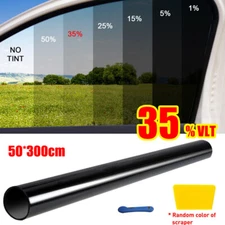 300CM Uncut Roll Window Tint Film 35% VLT 20" x 10ft Feet Car Home Office Glass