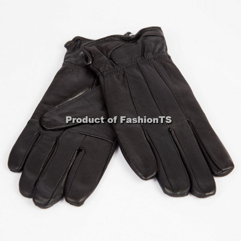 Fashion Women's Winter Warm Genuine Leather Gloves Thermal Insulation Lambskin