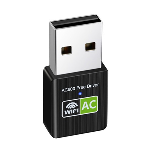 Adaptateur WiFi double bande 600Mbps, carte réseau USB, récepteur WiFi pour ordi - Photo 4/11