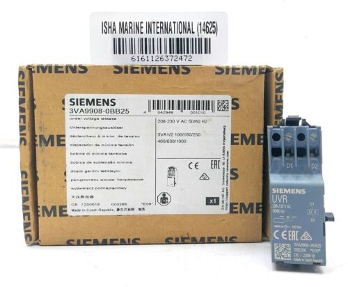 Siemens UVR 3VA9908-0BB25 libération sous tension - Photo 1 sur 10