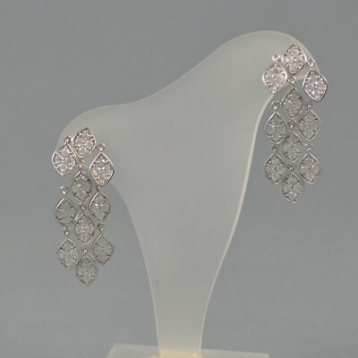 EDEL Ohrstecker Zirkon 925 Sterling Silber