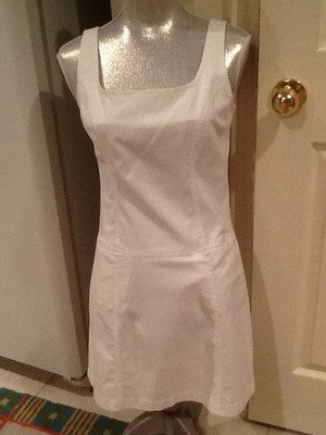 cream sweatshirt dress Nova Crewneck 52 Hip 2XL flowy summer outfit Color:Ivory Oat Catalina Cotton Dress White
