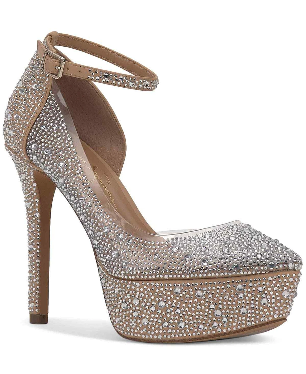 Jessica simpson store beige pumps