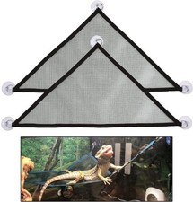 2 Pack Bearded Lizard Dragon Hammock, Reptile Lizard Lounger