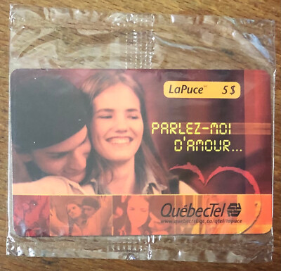 KANADA QUEBECTEL LAPUCE SPRECHEN SIE MIT LIEBE TELEFONKARTE TELECARTE KARTE PAYPHONE