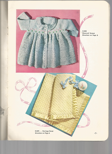 Crochet Knit Patterns Baby Bonnets Caps Booties Mitts Dress Infants Vtg 50s M90 - Picture 2 of 10