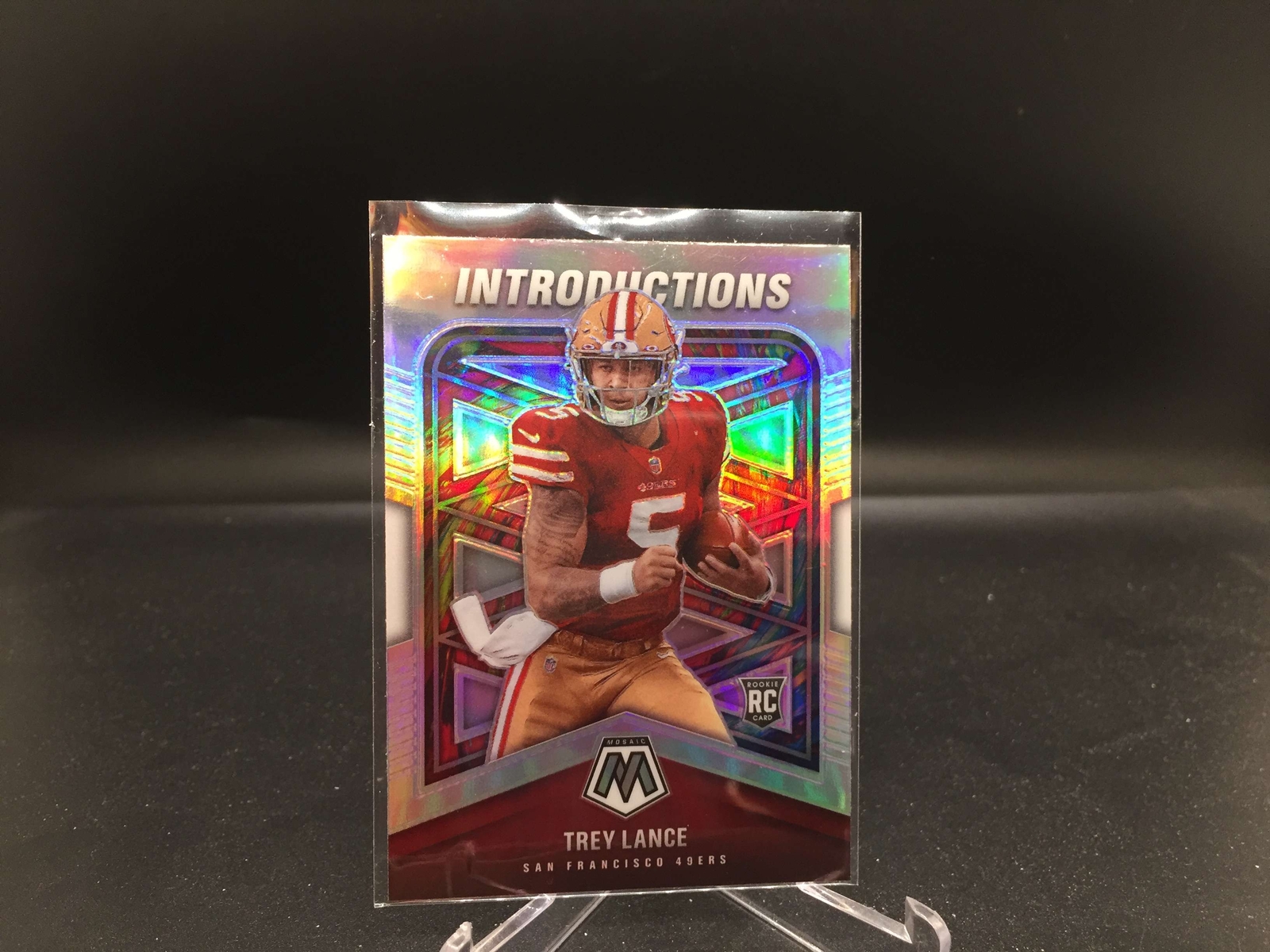 Trey Lance 2021 Mosaic Introductions Silver Prizm I-3 NDSU 49ers Cowboys RC