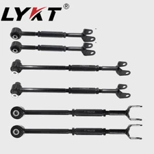 LYKT 6pcs Rear Camber&Toe Adjustable Arms for Infiniti M35h、M37、M56、Q50、Q60、Q70