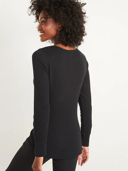 waffle tee women