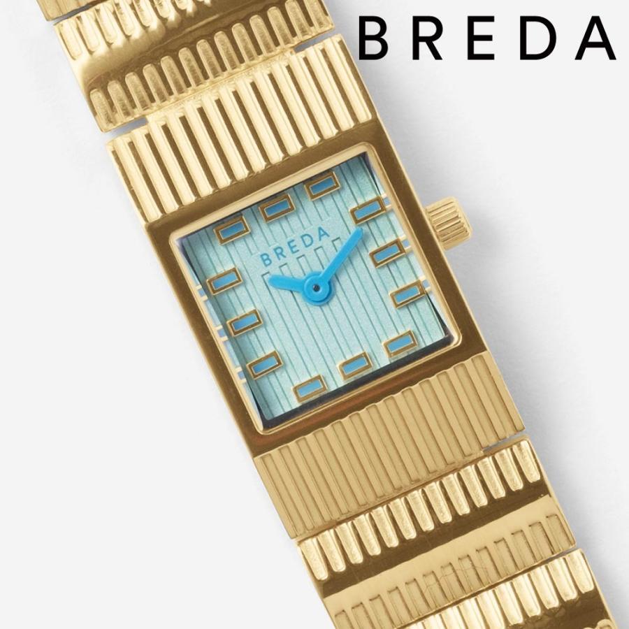 BREDA GROOVE 1749a Ladies Watch Quartz Stainless Steel Mesh Gold