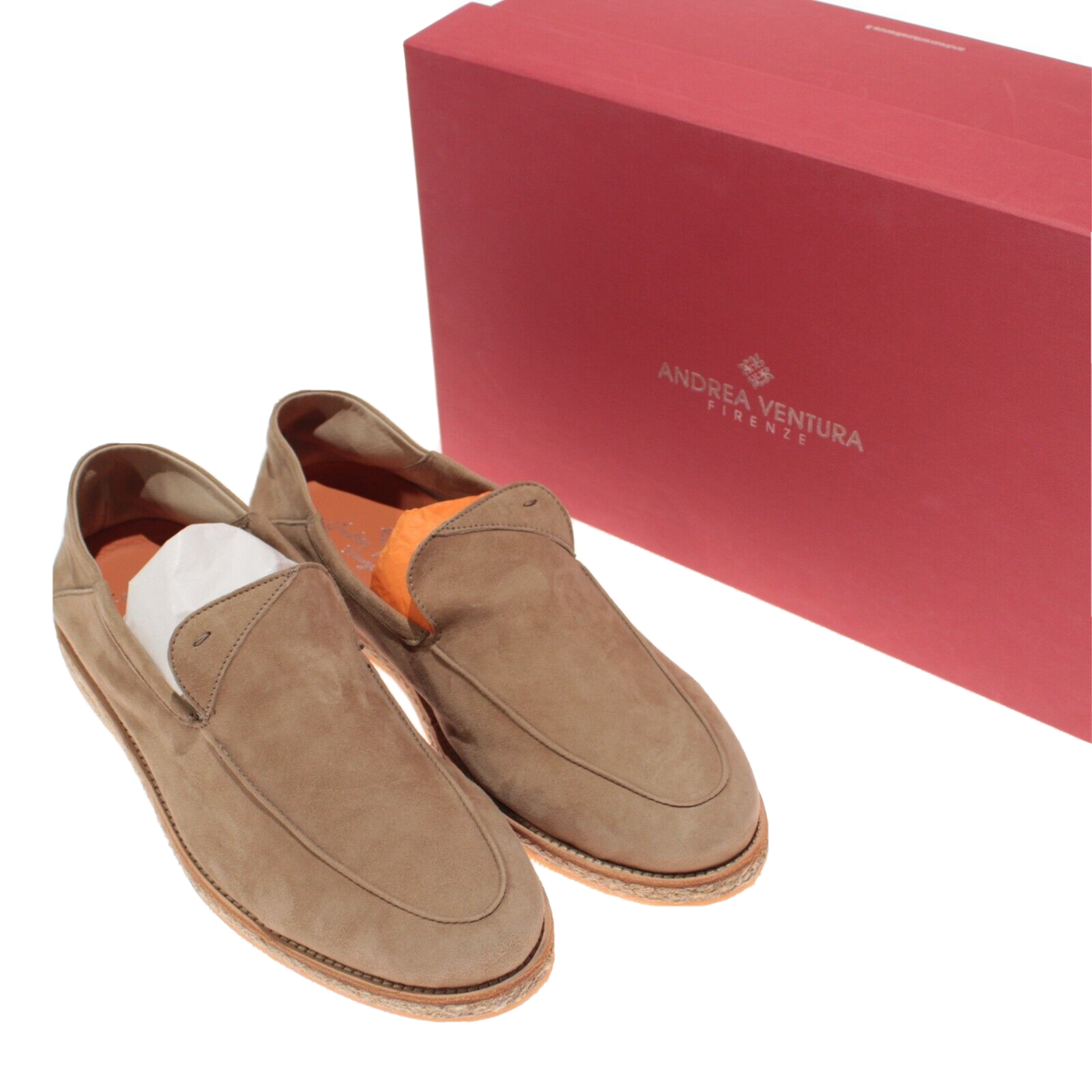 Andrea Ventura Loafers Andrea Ventura Suede High Loafers w/ Rubber Soles – Riflessi main image 2
