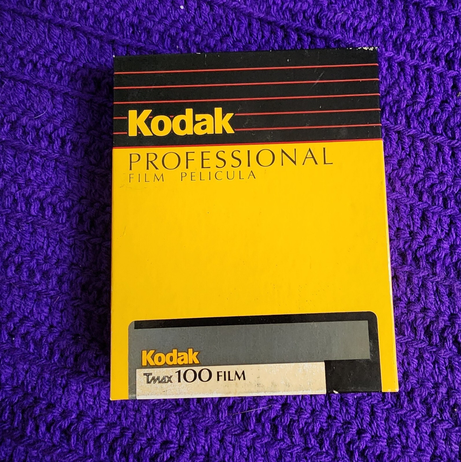 Kodak TMAX 100 Professional 4x5 Sheet Film x 25 TMX 4052 Expired 02/1997 Sealed